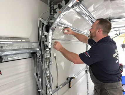 Noisy Garage Door Fix in Winchester, CT