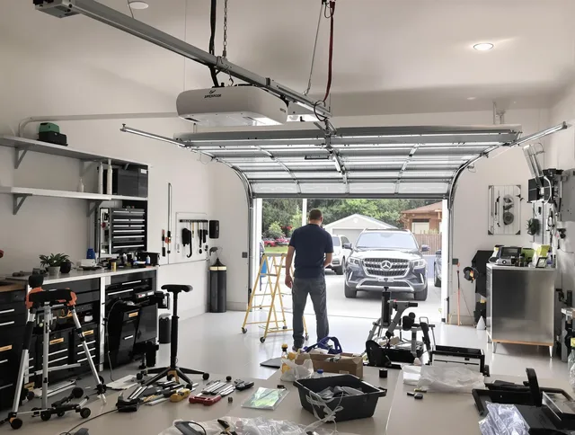 Garage door opener installation by Torrington Garage Door Repair in Torrington