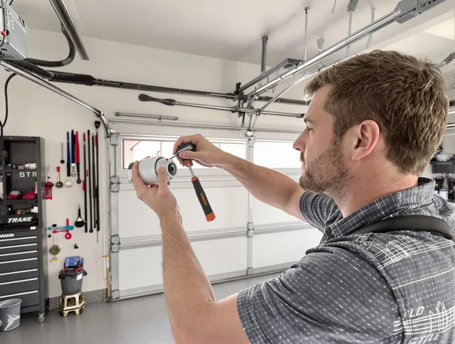 Garage door opener repair service by Torrington Garage Door Repair in Torrington